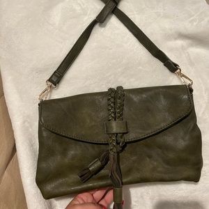 Olive green Urban Expressions crossbody bag